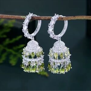 Coctail Diamond Zirconia Crystal Earrings